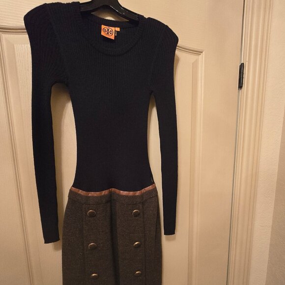 Tory Burch Size XS Classy Tweed Dress - Picture 1 of 4